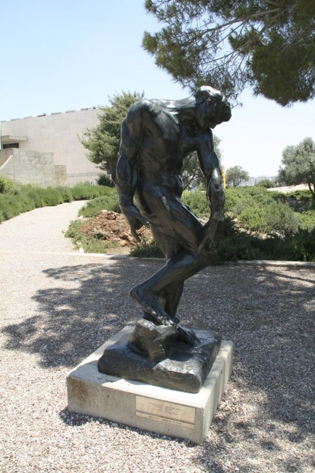 Pictures of Israel: Rodin statue in the garden of the Israel Museum